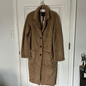 Sanctuary Teddy Bear Coat from Anthropologie (Beige, Large, NWT)